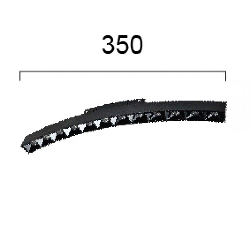 LED МОДУЛ ЗА РЕЛСА LINEAR ANTIGLARE 350MM 13W 3000K ЧЕРЕН