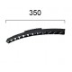 LED МОДУЛ ЗА РЕЛСА LINEAR ANTIGLARE 350MM 13W 3000K ЧЕРЕН