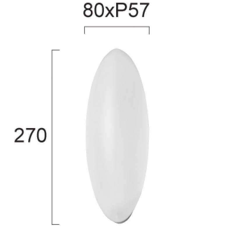 LED АПЛИК MARGI 8W 3000K БЯЛ