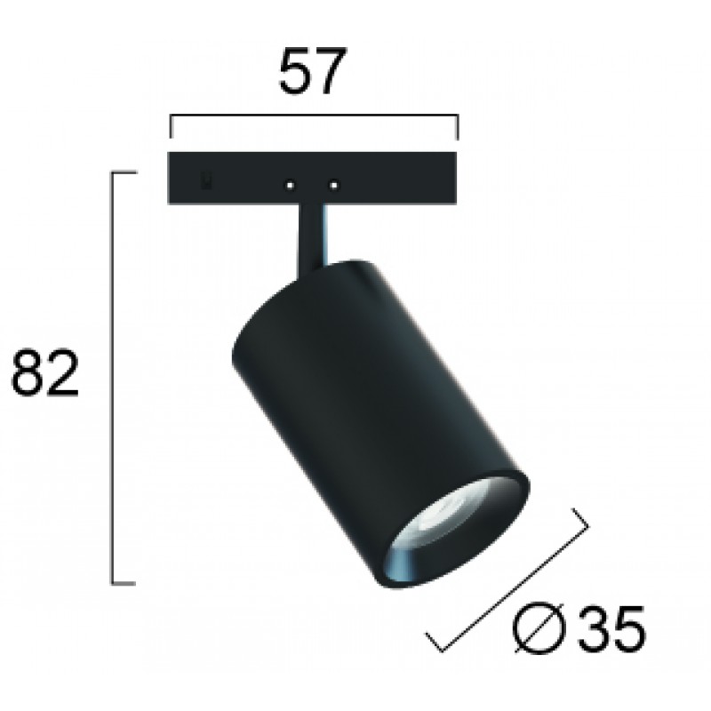 TRACKSPOT 5W LED МОДУЛ ЧЕРЕН TRACKSPOT 5W LED МОДУЛ ЧЕРЕН