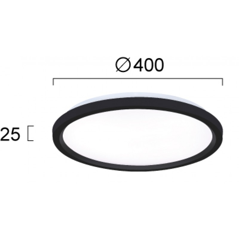 ПЛАФОН SERENA LED 25W CCT ЧЕРЕН/БЯЛ ПЛАФОН SERENA LED 25W CCT ЧЕРЕН/БЯЛ
