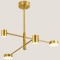 LIGHT FIXTURES HANGING QUADRIPLE LED 30W 105x38 GOLD 144-10007