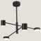 ПЕНДЕЛ LED 24W ЧЕРЕН 3CCT 143X18