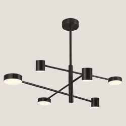 LIGHT FIXTURES HANGING SIX-LIGHT LED 24W 143x27 BLACK 3CCT 144-10018 LIGHT FIXTURES HANGING SIX-LIGHT LED 24W 143x27 BLACK 3CCT 144-10018