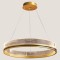 LIGHT FIXTURES HANGING ROUND LED 55W Φ80x7 GOLD 144-15001