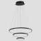 CEILING LIGHT FIXTURE ROUND LED 42W  Φ20xΦ40xΦ60x120 BLACK 3CCT 144-15007