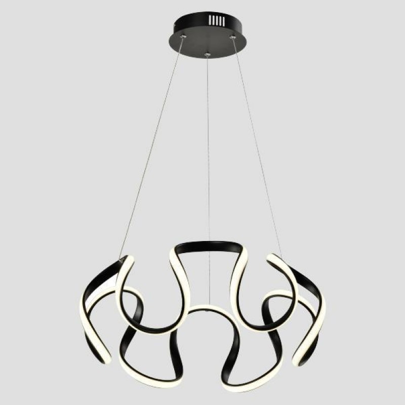 LED ПЕНДЕЛ КРЪГЪЛ 60W 3CCT ЧЕРЕН