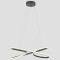 CEILING LIGHT FIXTURE HANGING OVAL LED 40W 670x200x200 4000K CHARCOAL GREY 144-15015