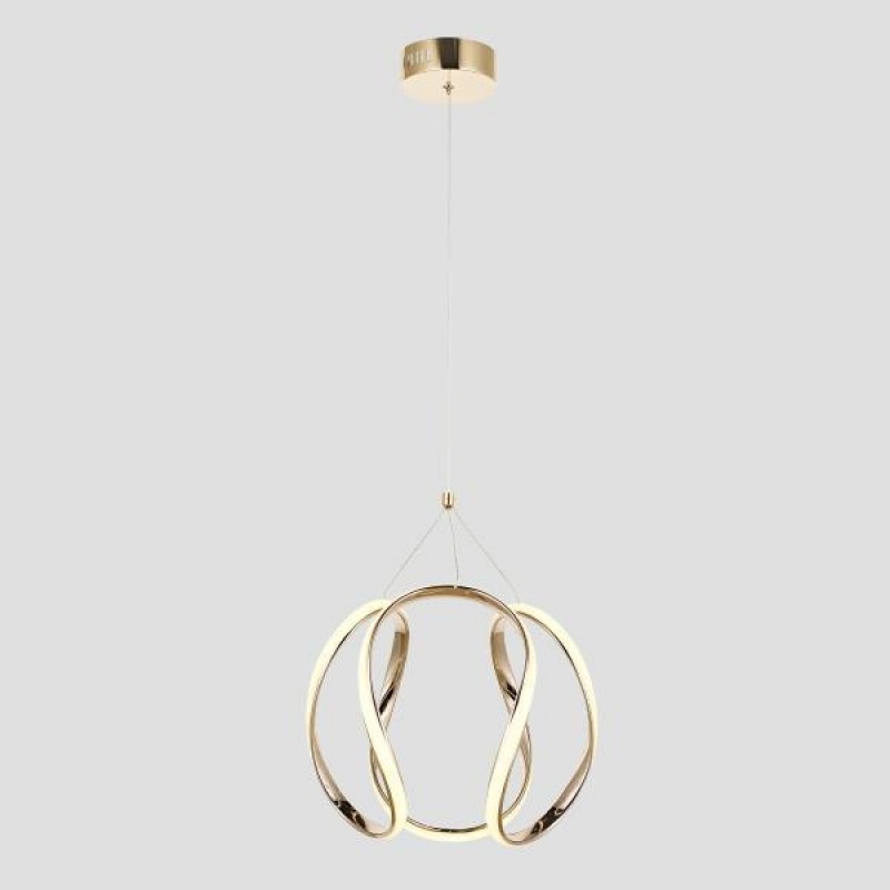 CEILING LIGHT FIXTURE HANGING S1 LED 42W 400x400x300 4000K GOLD MATT 144-15027 CEILING LIGHT FIXTURE HANGING S1 LED 42W 400x400x300 4000K GOLD MATT 144-15027
