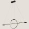 HANGING CEILING LIGHT LINEAR LED 45W 3000K 120x150 BLACK 144-16001