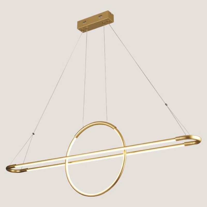 HANGING CEILING LIGHT LINEAR LED 45W 3000K 120x150 GOLD 144-16002