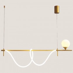 ПЕНДЕЛ LINEAR LED 30W + G9 ЗЛАТИСТ