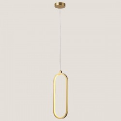 LIGHT FIXTURES HANGING LINEAR LED 16W 16x49 GOLD 3CCT 144-16012