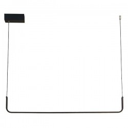 ПЕНДЕЛ LINEAR LED 20W ЧЕРЕН L90*H120CM, 3 CCT