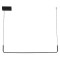 ПЕНДЕЛ LINEAR LED 20W ЧЕРЕН L90*H120CM, 3 CCT
