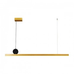 ПЕНДЕЛ ЛИНЕЕН LED 25W ЧЕРЕН 118CM