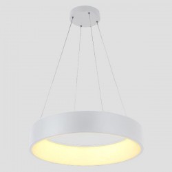 LIGHT FIXTURES HANGING ROUND LED 30W 3000Κ Φ45x15 WHITE 144-17010