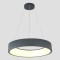 LIGHT FIXTURES HANGING ROUND LED 40W 3000Κ Φ60x15 GREY 144-17015