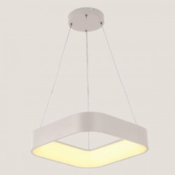 LIGHT FIXTURES HANGING SQUARE LED 30W 3000Κ 45x45x15 WHITE 144-17016 LIGHT FIXTURES HANGING SQUARE LED 30W 3000Κ 45x45x15 WHITE 144-17016