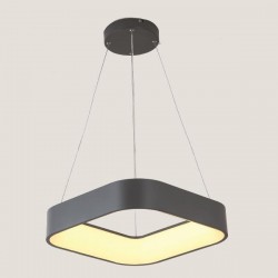 ПЕНДЕЛ КВАДРАТЕН LED 40W 3000K СИВ