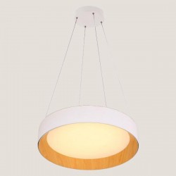 ПЕНДЕЛ КРЪГЪЛ LED 50W 3000K Ø60 БЯЛ/ДЪБ
