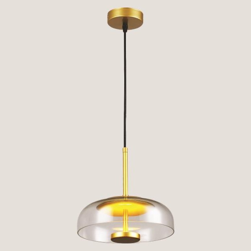 LIGHT FIXTURES HANGING GLASS LED 7W Φ23x200 TRANSPARENT 144-18002