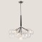 LIGHT FIXTURES HANGING 4xE27 Φ50x60 BLACK 144-20010