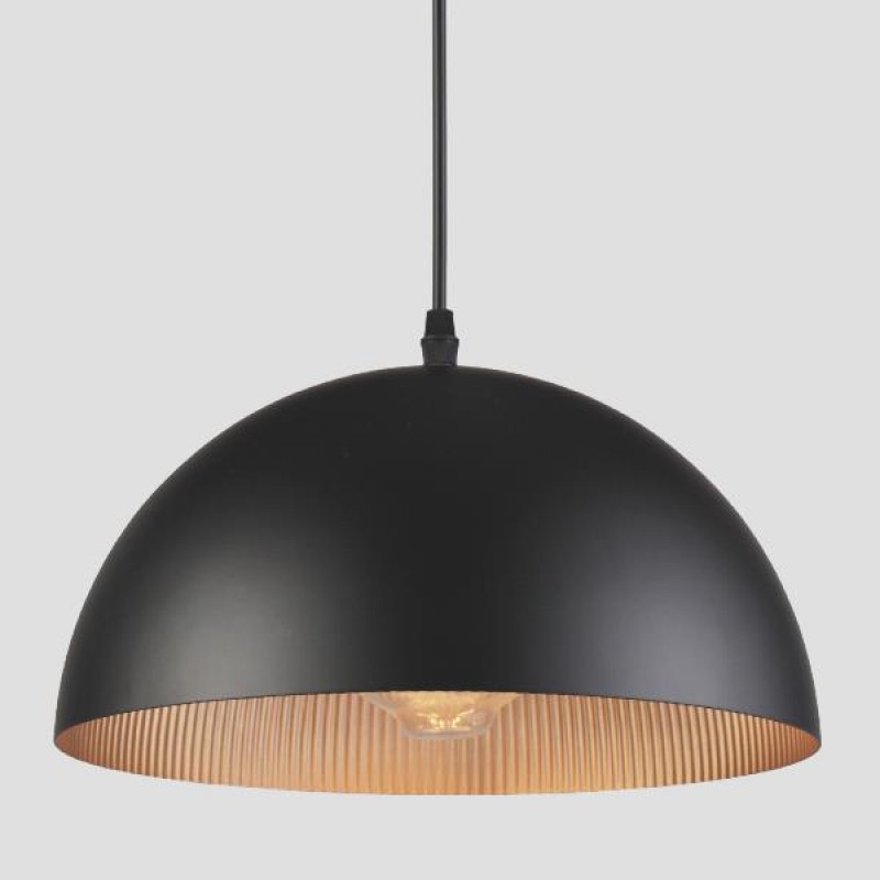 HIGH BAY LIGHTING   E27 Φ300x150 BLACK/GOLD 144-27014