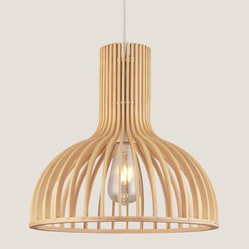 LIGHT FIXTURES HANGING SIMPLE E27 Φ35*156,5 WOOD 144-30000 LIGHT FIXTURES HANGING SIMPLE E27 Φ35*156,5 WOOD 144-30000
