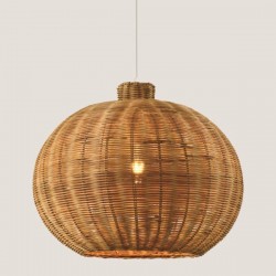 LIGHT FIXTURES HANGING SIMPLE E27 Φ510x420 BAMBOO 144-31002