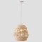 LIGHT FIXTURES HANGING SIMPLE E27  Φ30x35 RATTAN (WICKER) 144-33001