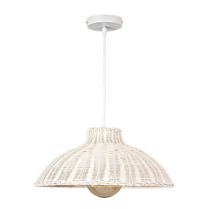ПЕНДЕЛ RATTAN БЯЛ E27 60W ПЕНДЕЛ RATTAN БЯЛ E27 60W