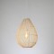 LIGHT FIXTURES HANGING SIMPLE E27 MAX 60W D37x200 RATTAN NATURAL COLOUR 144-33019