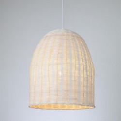 ПЕНДЕЛ RATTAN БЯЛ E27 60W