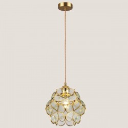 LIGHT FIXTURES HANGING VITRO Φ20x22 E27 TRANSPARENT/GOLD 144-40002 LIGHT FIXTURES HANGING VITRO Φ20x22 E27 TRANSPARENT/GOLD 144-40002