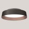 CEILING LIGHT FIXTURE LED 30W Φ450x90 3000K BLACK/COFFEE GOFRE 144-51008