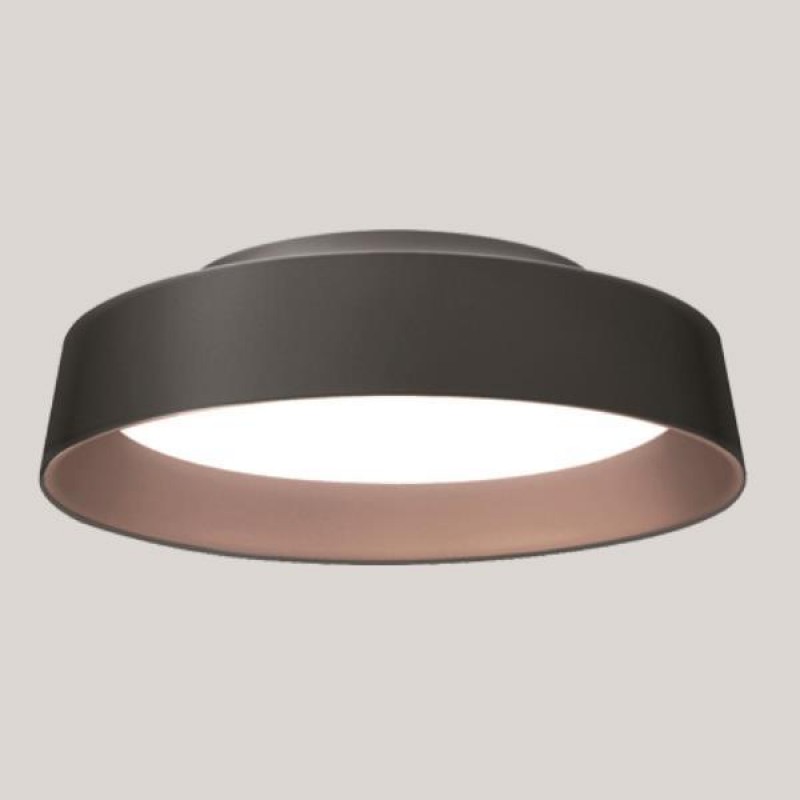 CEILING LIGHT FIXTURE LED 30W Φ450x90 3000K BLACK/COFFEE GOFRE 144-51008 CEILING LIGHT FIXTURE LED 30W Φ450x90 3000K BLACK/COFFEE GOFRE 144-51008