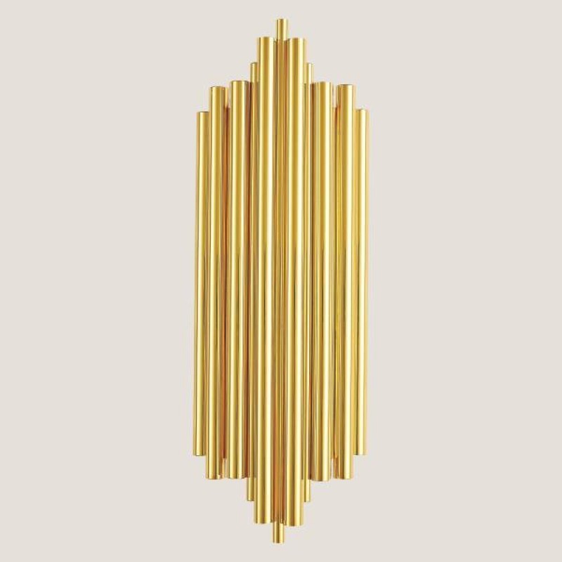 WALL MOUNTED FIXTURE 2xΕ14 22x56 GOLD 144-52004 WALL MOUNTED FIXTURE 2xΕ14 22x56 GOLD 144-52004