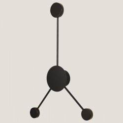 WALL MOUNTED STICK LED 3x5W 4,5x54 BLACK 144-58002 WALL MOUNTED STICK LED 3x5W 4,5x54 BLACK 144-58002
