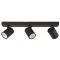 SPOT CEILING TRIPLE GU10 S1980 BLACK 144-60005
