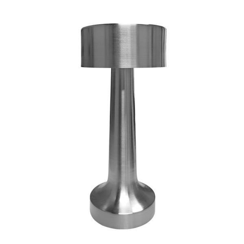TABLE LAMP TOUCH RECHARGEABLE LED 3W SILVER 144-70008 TABLE LAMP TOUCH RECHARGEABLE LED 3W SILVER 144-70008