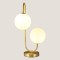TABLE LAMP WITH 2 GLOBES 2xG9 30x53 COPPER/BLACK 144-72000