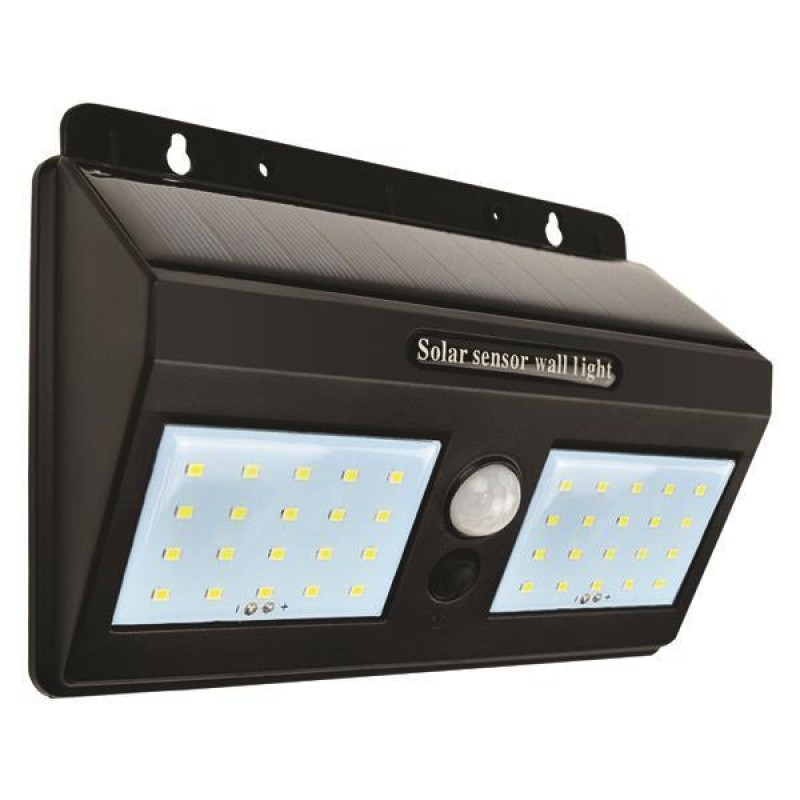 SOLAR PANEL LIGHT WITH MOVEMENT SENSOR 1,20W 6500K PLUS 145-20811 SOLAR PANEL LIGHT WITH MOVEMENT SENSOR 1,20W 6500K PLUS 145-20811