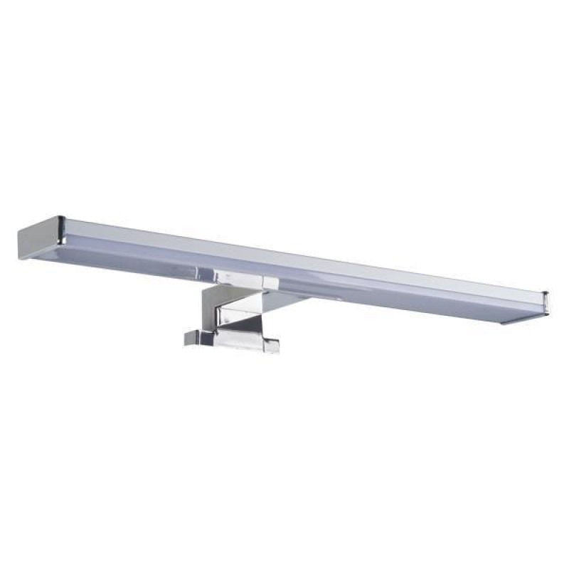 LIGHT FIXTURE FOR BATHROOM 8W 3000K 400x106x42 IP44 NICKEL 145-21506 LIGHT FIXTURE FOR BATHROOM 8W 3000K 400x106x42 IP44 NICKEL 145-21506