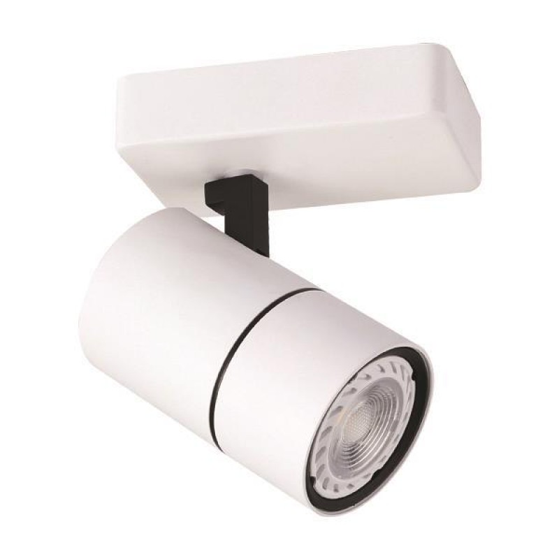 SPOT BAR SINGLE GU10 WHITE/ BLACK 145-25006 SPOT BAR SINGLE GU10 WHITE/ BLACK 145-25006