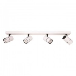 SPOT BAR QUAD GU10 WHITE/ BLACK 145-25009