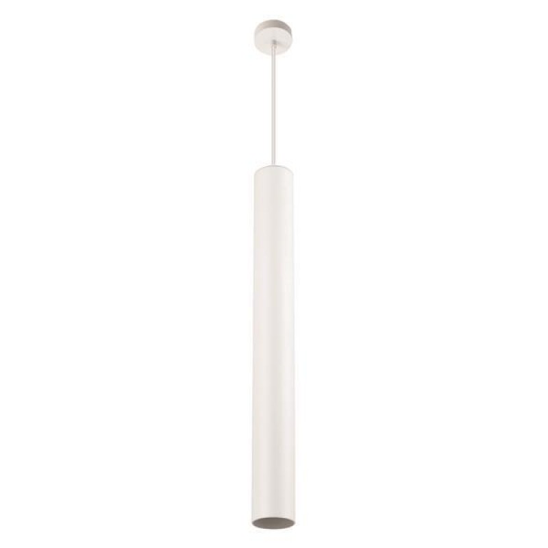 HANGING CEILING LIGHT CYLINDER GU10 1M Φ65x400 WHITE 145-25502 HANGING CEILING LIGHT CYLINDER GU10 1M Φ65x400 WHITE 145-25502