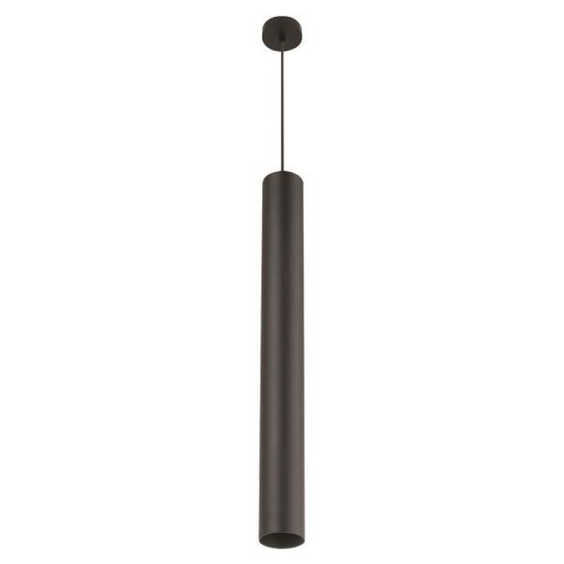 HANGING CEILING LIGHT CYLINDER GU10 1M Φ65x400 BLACK 145-25503