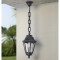 FUMAGALLI SICHEM ANNA HANGING OUTDOOR LIGHT HEXAGONAL  BLACK E27 220x800mm 145-26008
