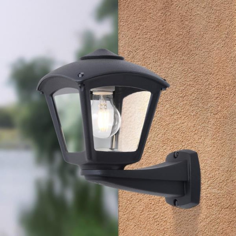 FUMAGALLI WALL LIGHT NARDO ROBY  SQUARE BLACK UP Ε27 145-26070
